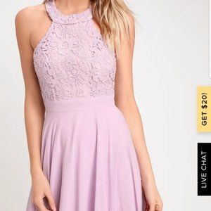 Lavender Picture Perfect Lulu's Maxi Dress